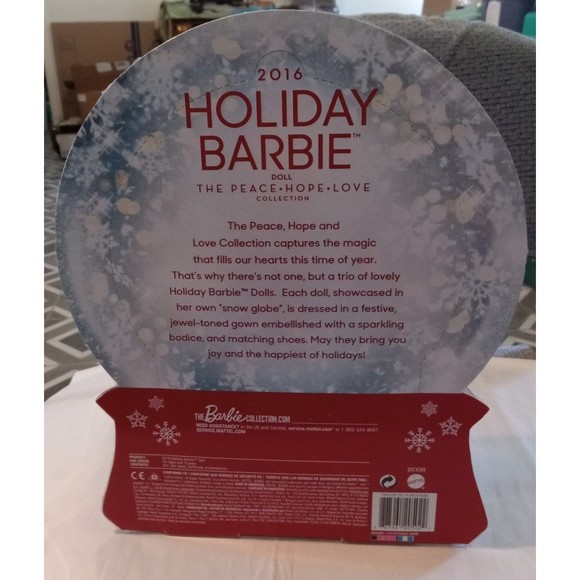 2016 Holiday Barbie  the Peace,Hope ,Love collection - Picture 2 of 2